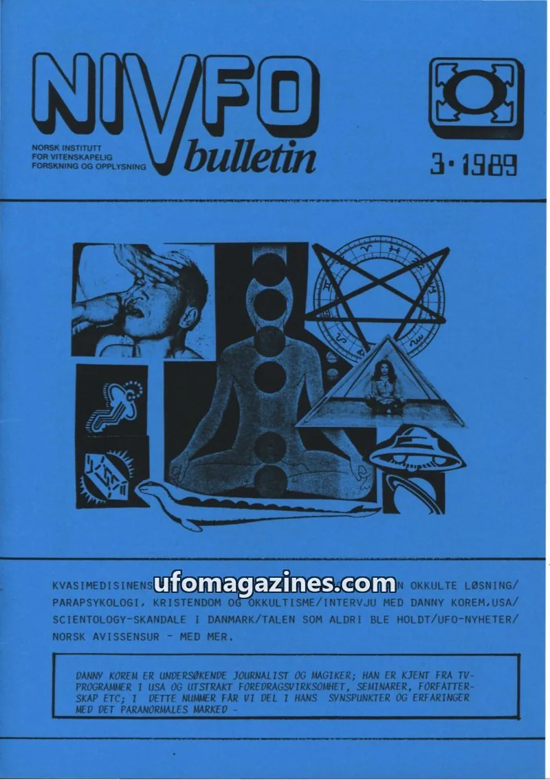 Cover of NIVFO-Bulletin issue 3/1989: NIVFO bulletin