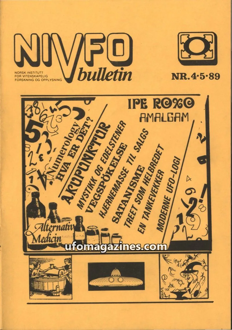 Cover of NIVFO-Bulletin issue 4-5: NIVFO bulletin