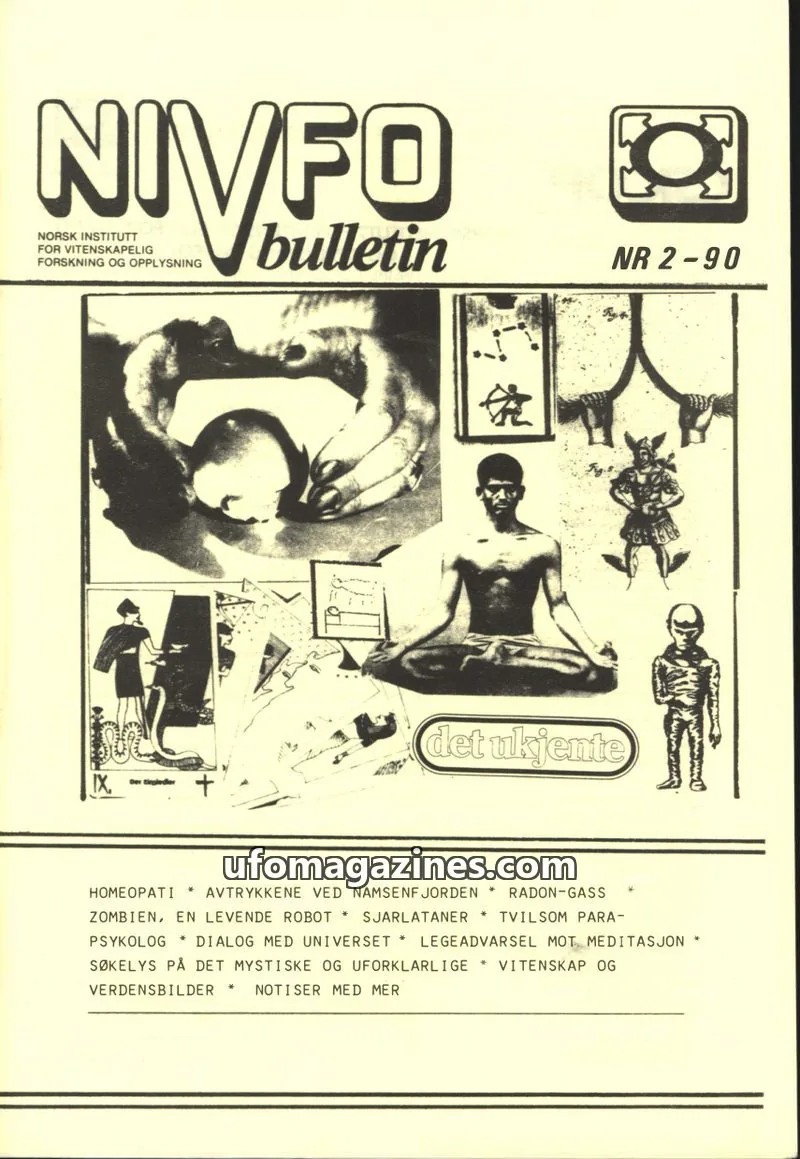 Cover of NIVFO-Bulletin issue 2-90: NIVFO bulletin