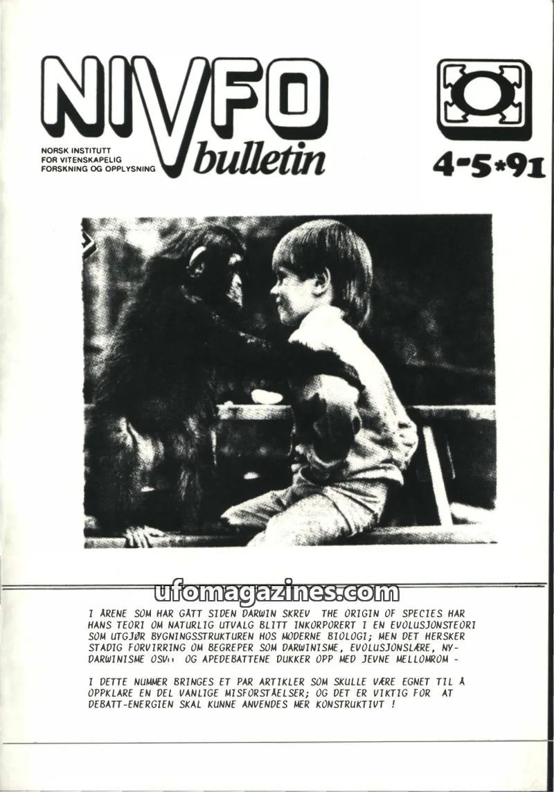 Cover of NIVFO-Bulletin issue 4-5: NIVFO bulletin