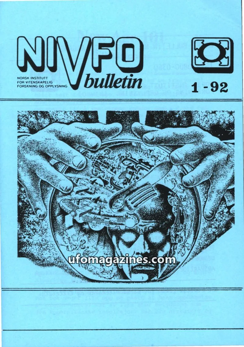 Cover of NIVFO-Bulletin issue 1-92: NIVFO bulletin