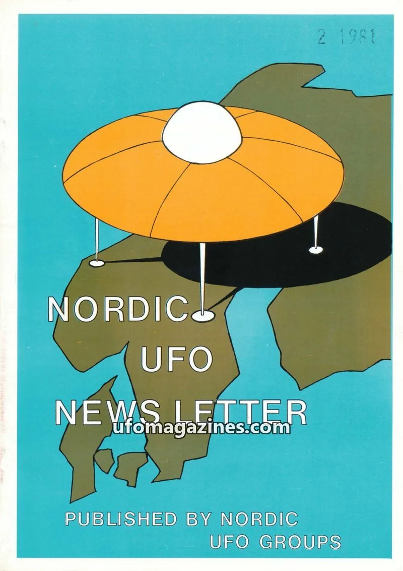 Cover of NORDIC UFO GROUPS issue 2 1981: NORDIC UFO NEWS LETTER