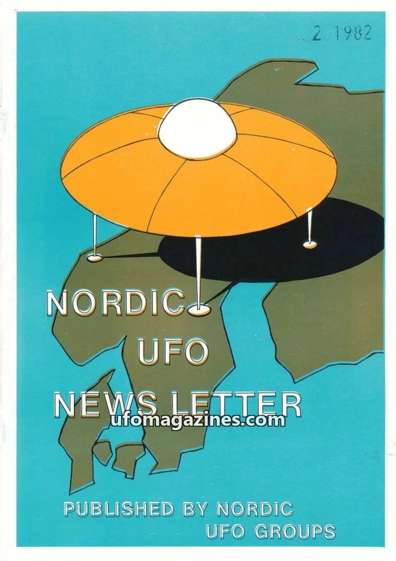 Cover of Nordic UFO Groups issue 2 1982: NORDIC UFO NEWS LETTER
