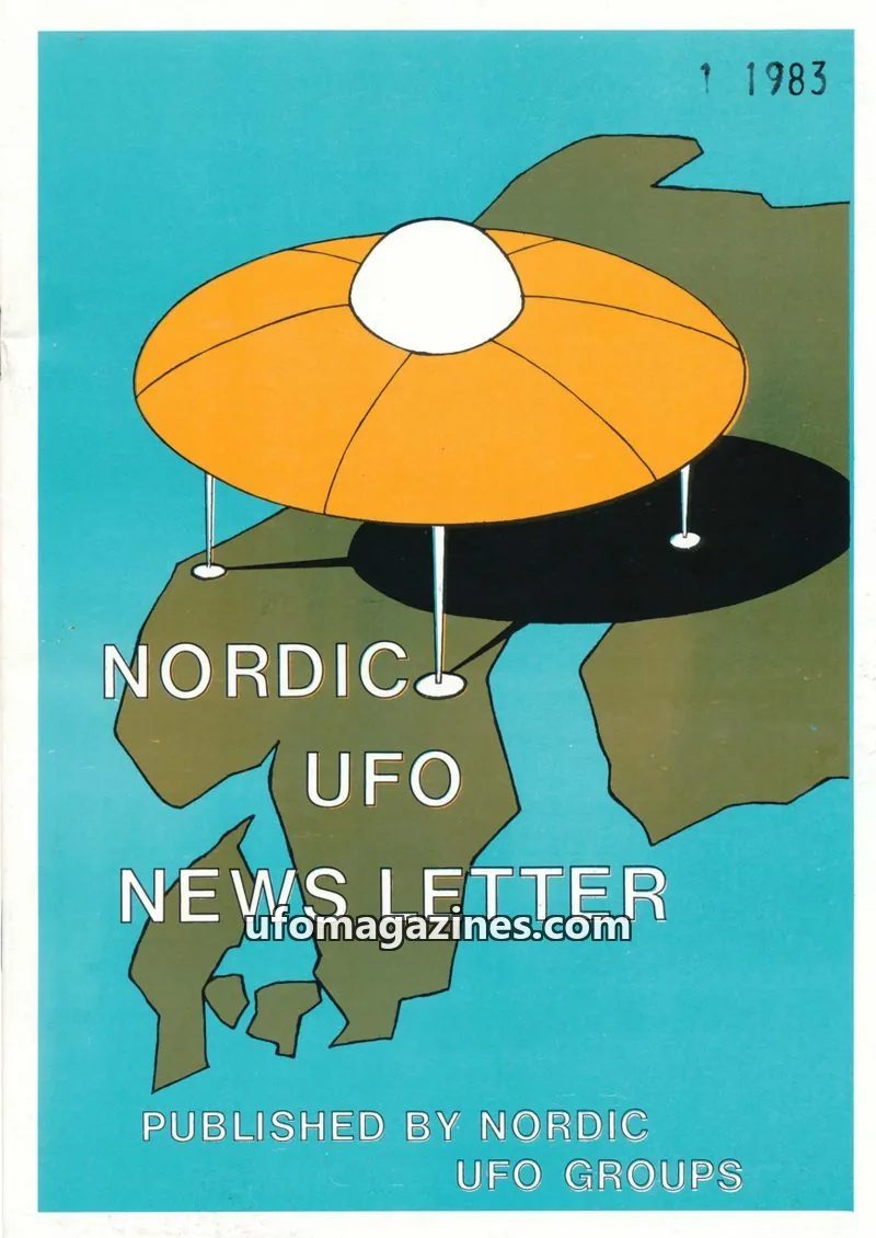 Cover of NORDIC UFO GROUPS issue 1 1983: NORDIC UFO NEWSLETTER