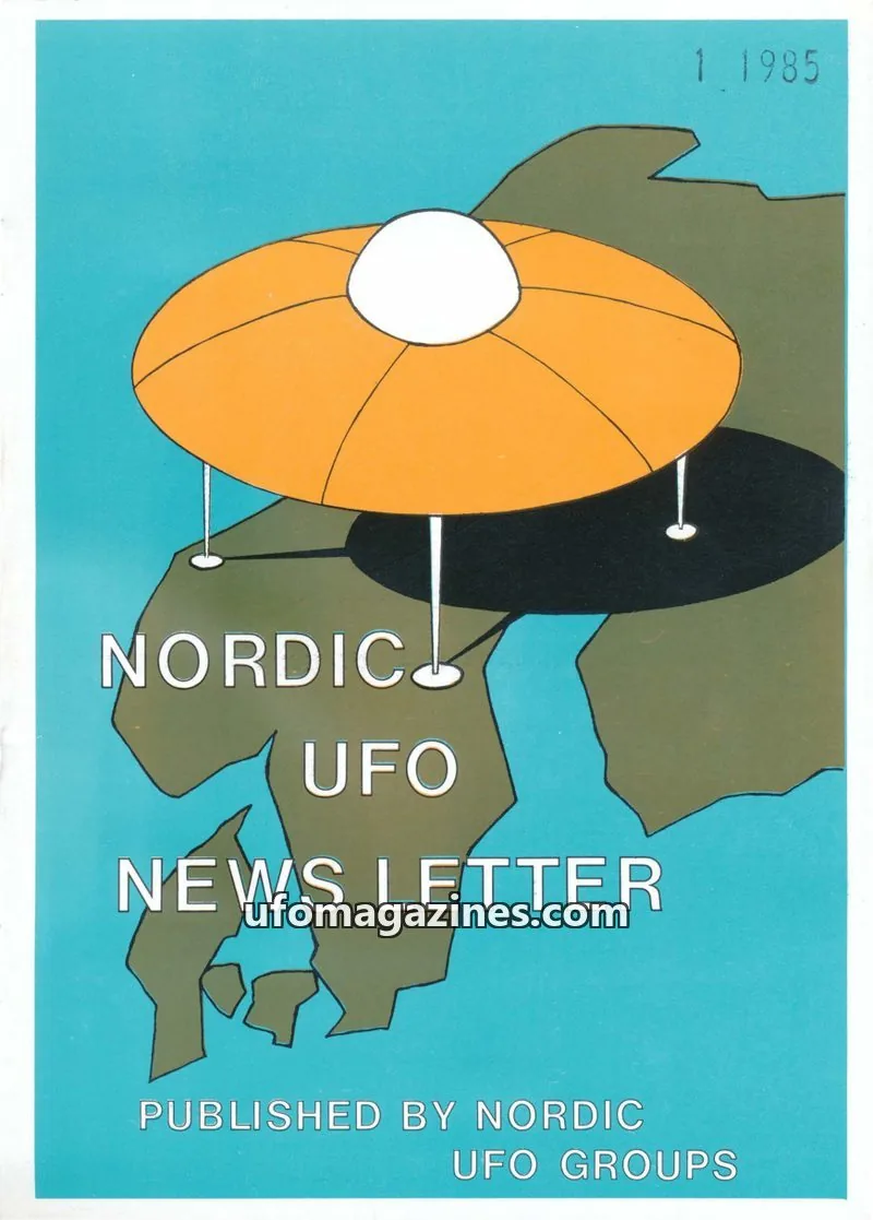 Cover of Nordic UFO Groups issue No.1 1985: NORDIC UFO NEWSLETTER