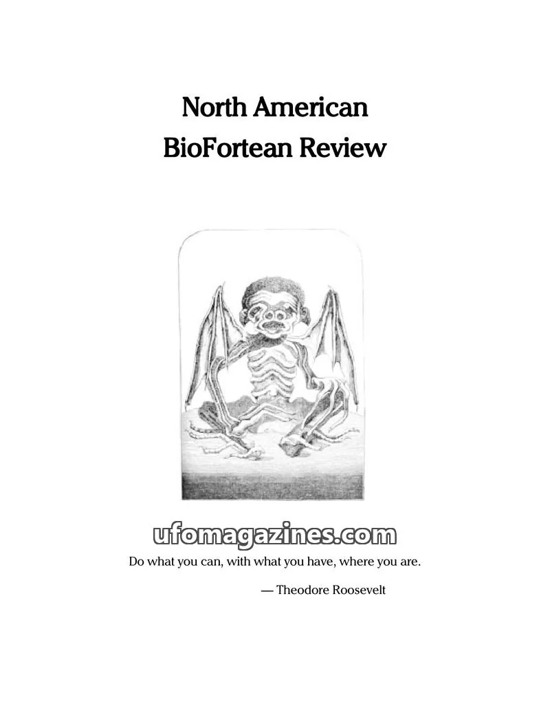Cover of North American BioFortean Review issue #8: North American BioFortean Review