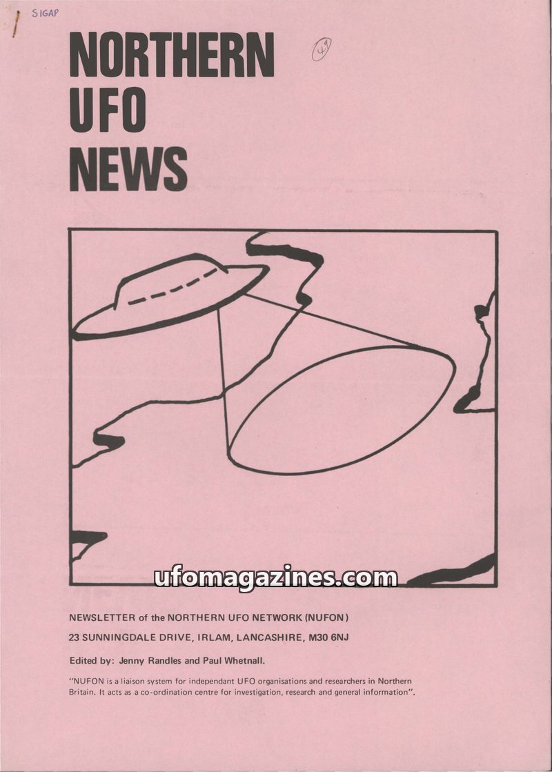 Cover of Northern UFO News - No 49