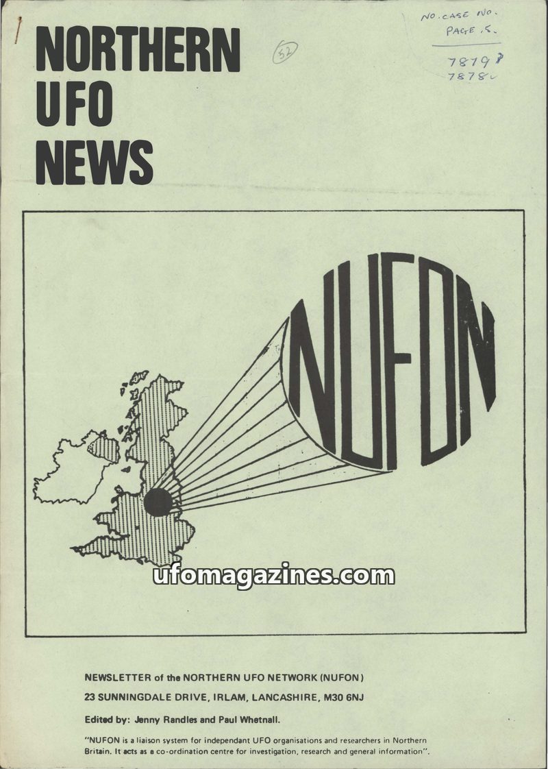Cover of Northern UFO News - No 52