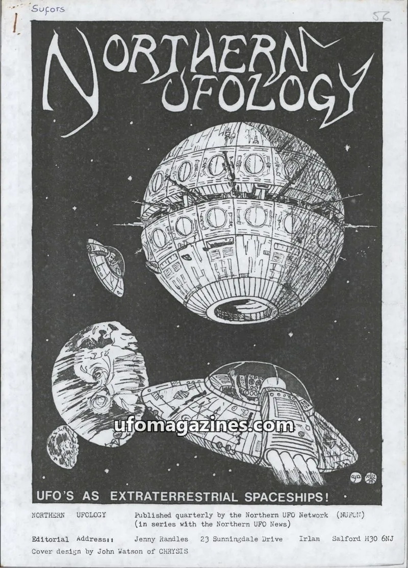 Cover of Northern UFO Network (NUFON) issue 56: NORTHERN UFOLOGY