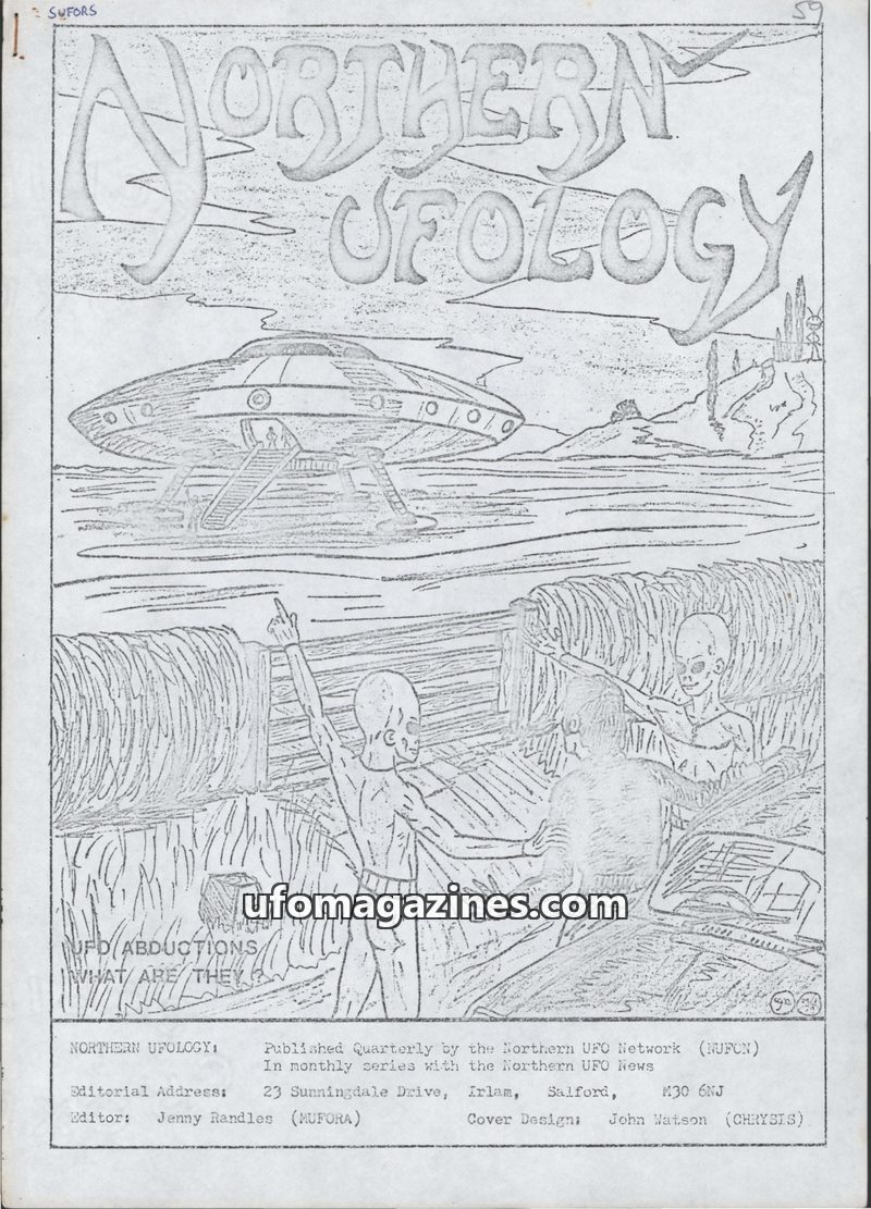 Cover of Northern UFO News - No 59