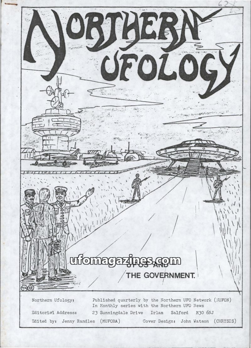 Cover of Northern UFO News - No 62