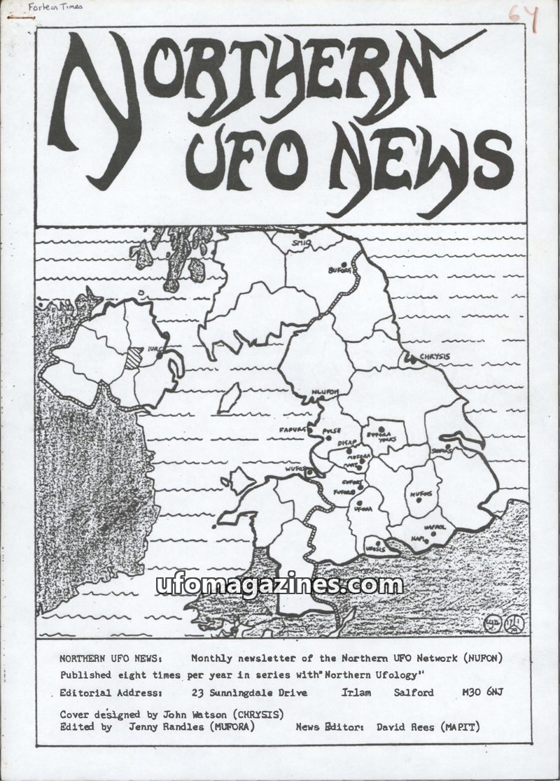 Cover of Northern UFO News - No 64