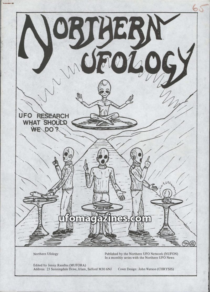 Cover of Northern UFO News - No 65