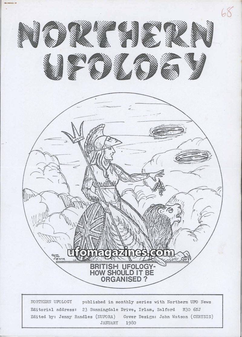 Cover of Northern UFO News - No 68