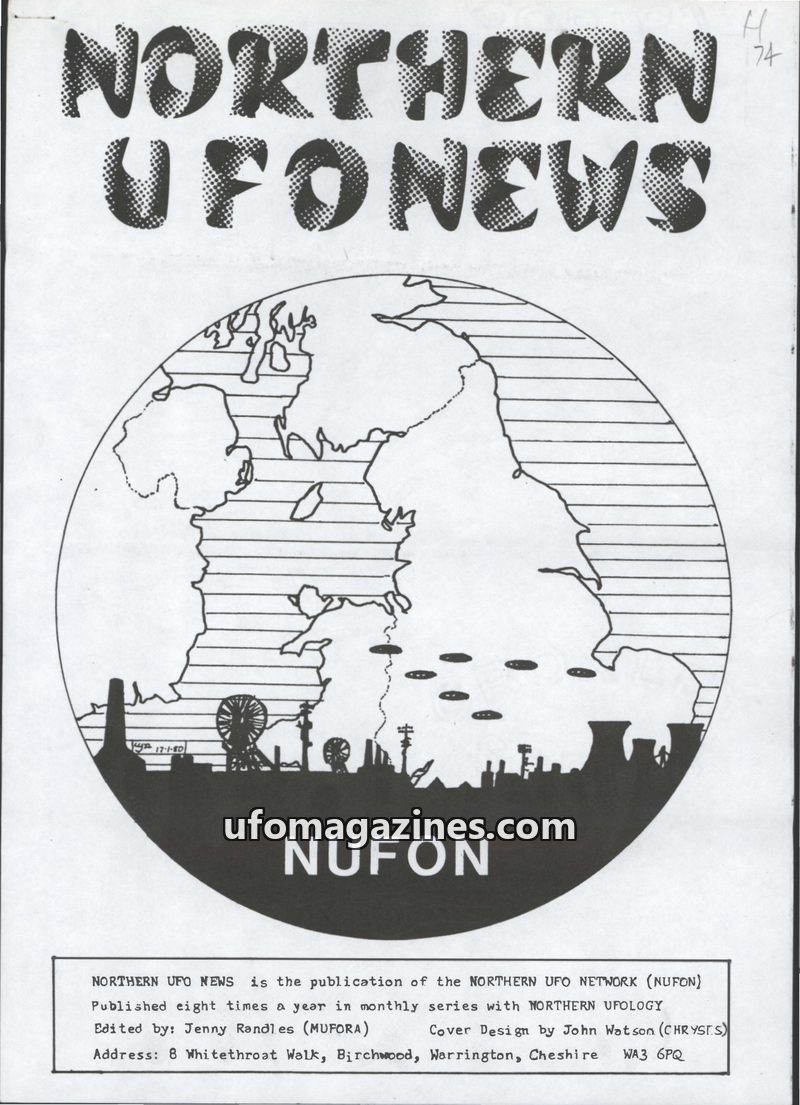 Cover of Northern UFO News - No 74