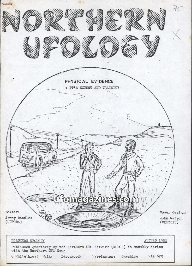 Cover of Northern UFO News - No 75