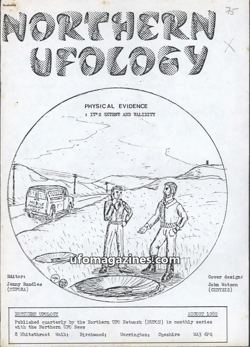Cover of Northern UFO Network (MUFON) issue 75: NORTHERN UFOLOGY