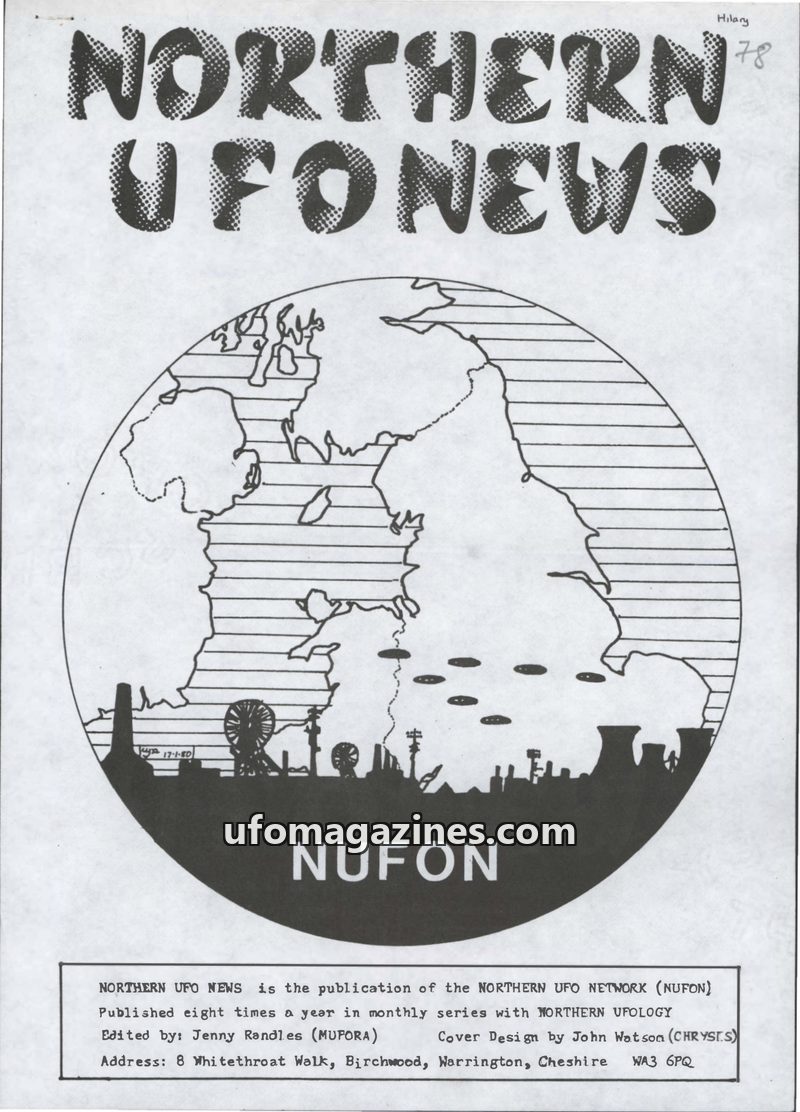 Cover of Northern UFO News - No 78
