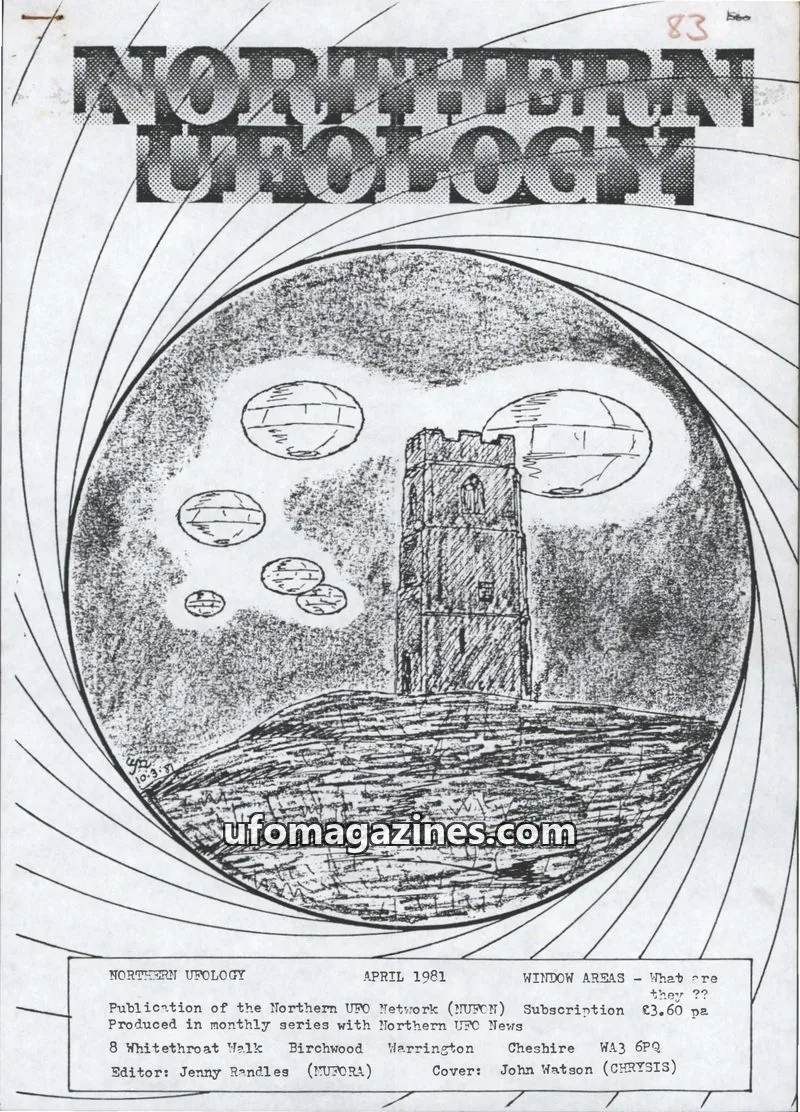 Cover of Northern UFO Network (NUFON) issue 83: NORTHERN UFOLOGY