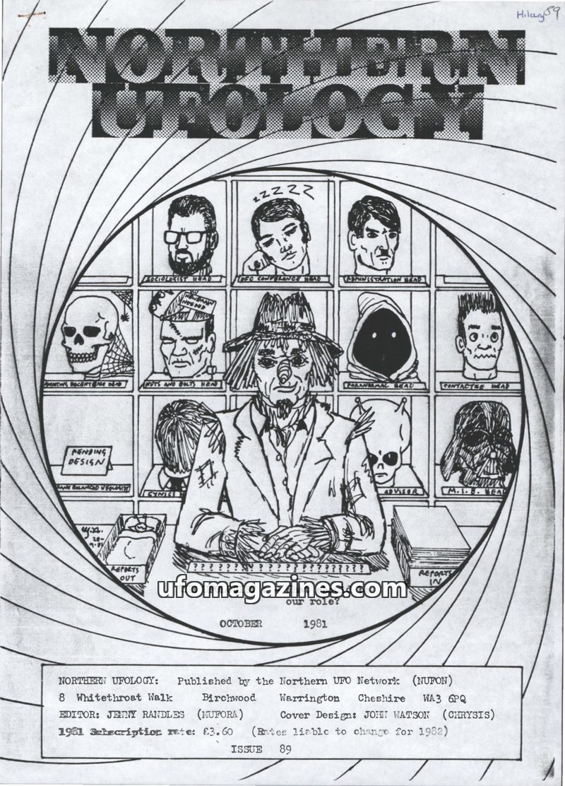 Cover of Northern UFO News - No 89