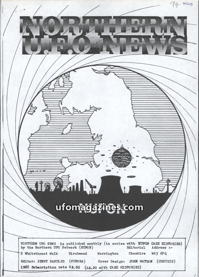 Cover of Northern UFO News - No 94