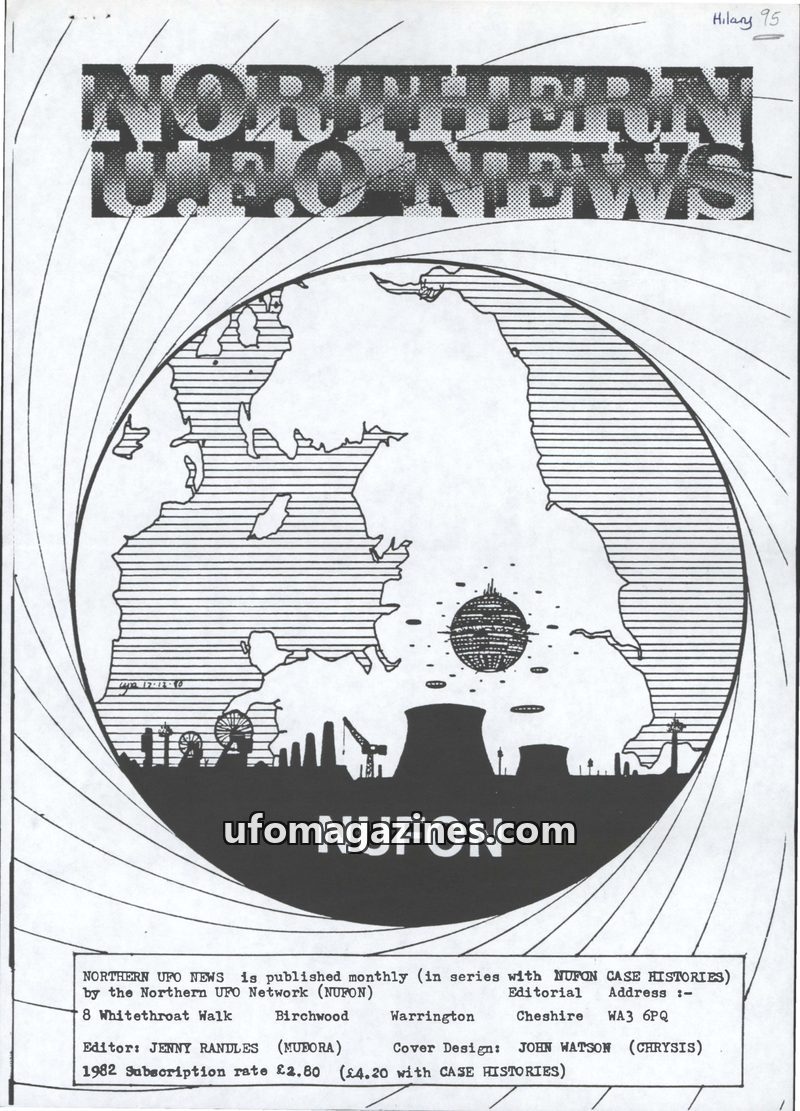Cover of Northern UFO News - No 95