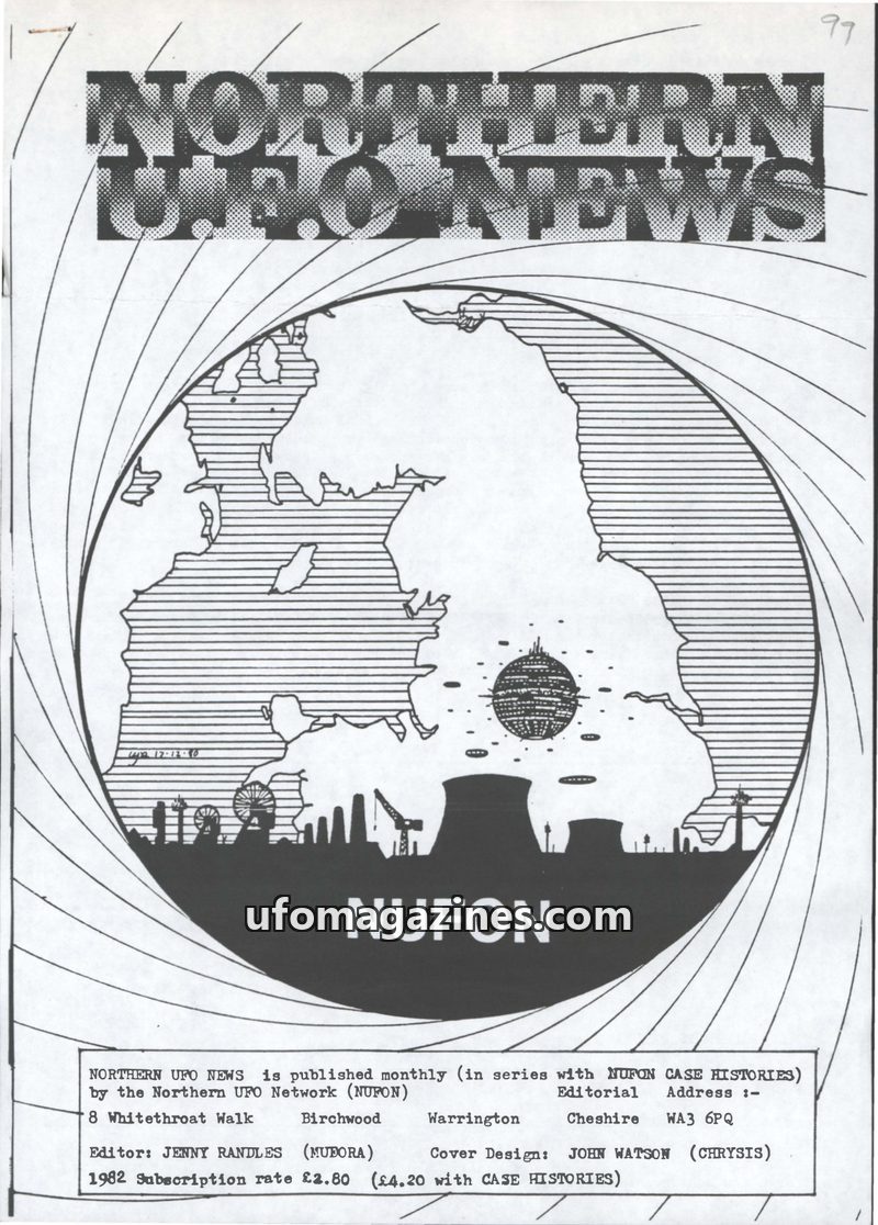 Cover of Northern UFO News - No 99