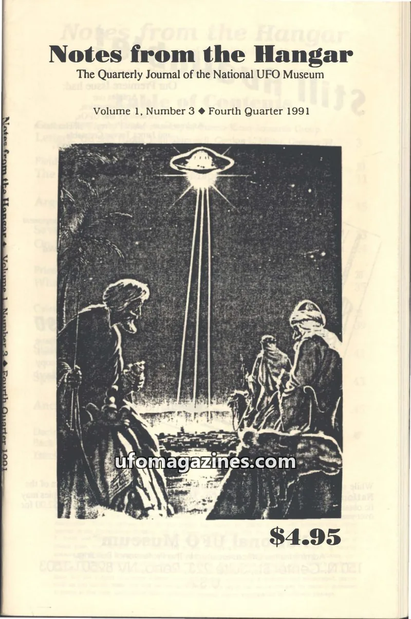 Cover of Notes from the Hangar (Jim Keith) issue Volume 1, Number 3: Notes from the Hangar