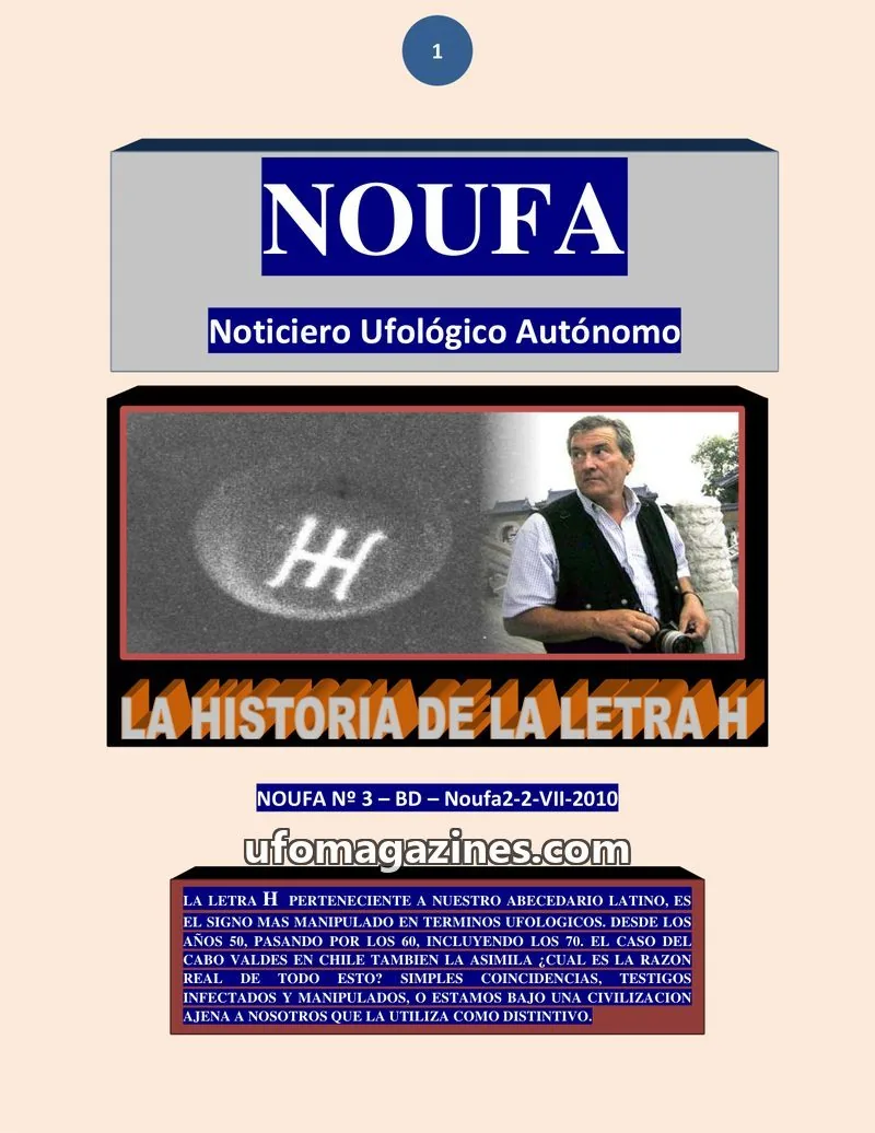 Cover of Noticiero Ufologico Autonomo (Galvez) issue № 3: NOUFA