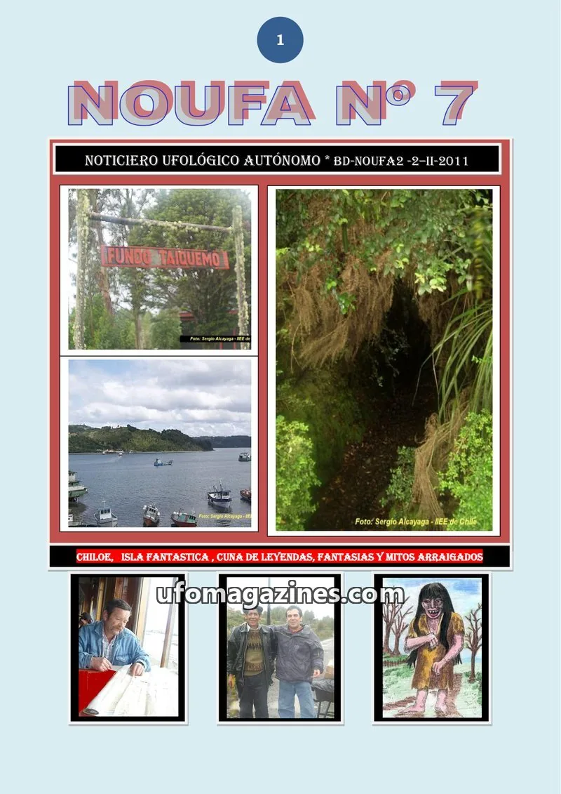Cover of Noticiero Ufologico Autonomo (Galvez) issue 7: NOUFA