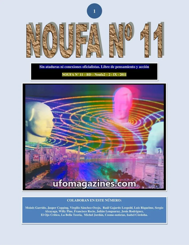 Cover of NOUFA issue 11: NOUFA