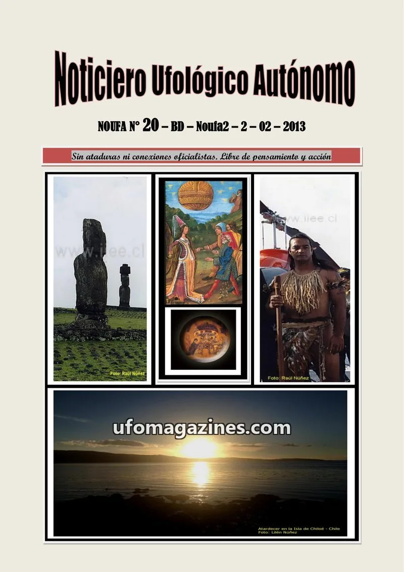 Cover of NOUFA issue N° 20: Noticiero Ufológico Autónomo