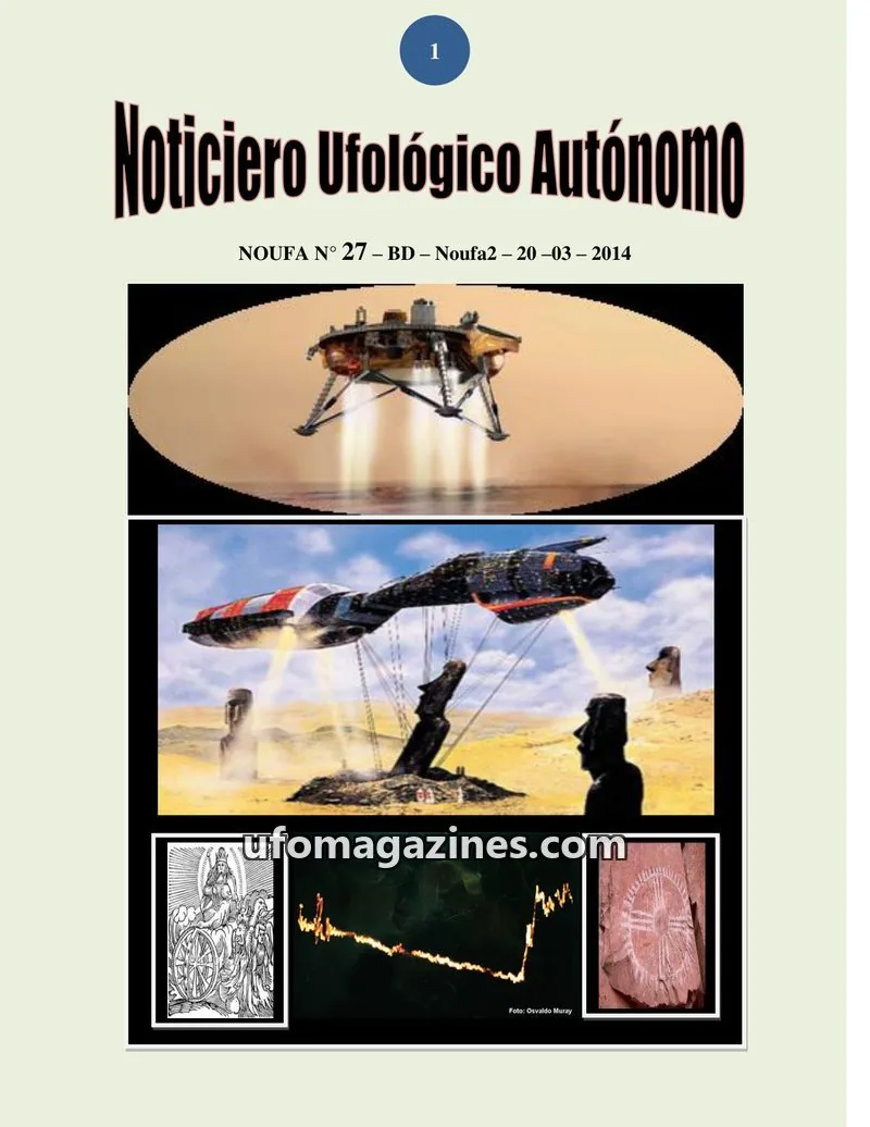 Cover of NOUFA issue Nº 27: Noticiero Ufológico Autónomo