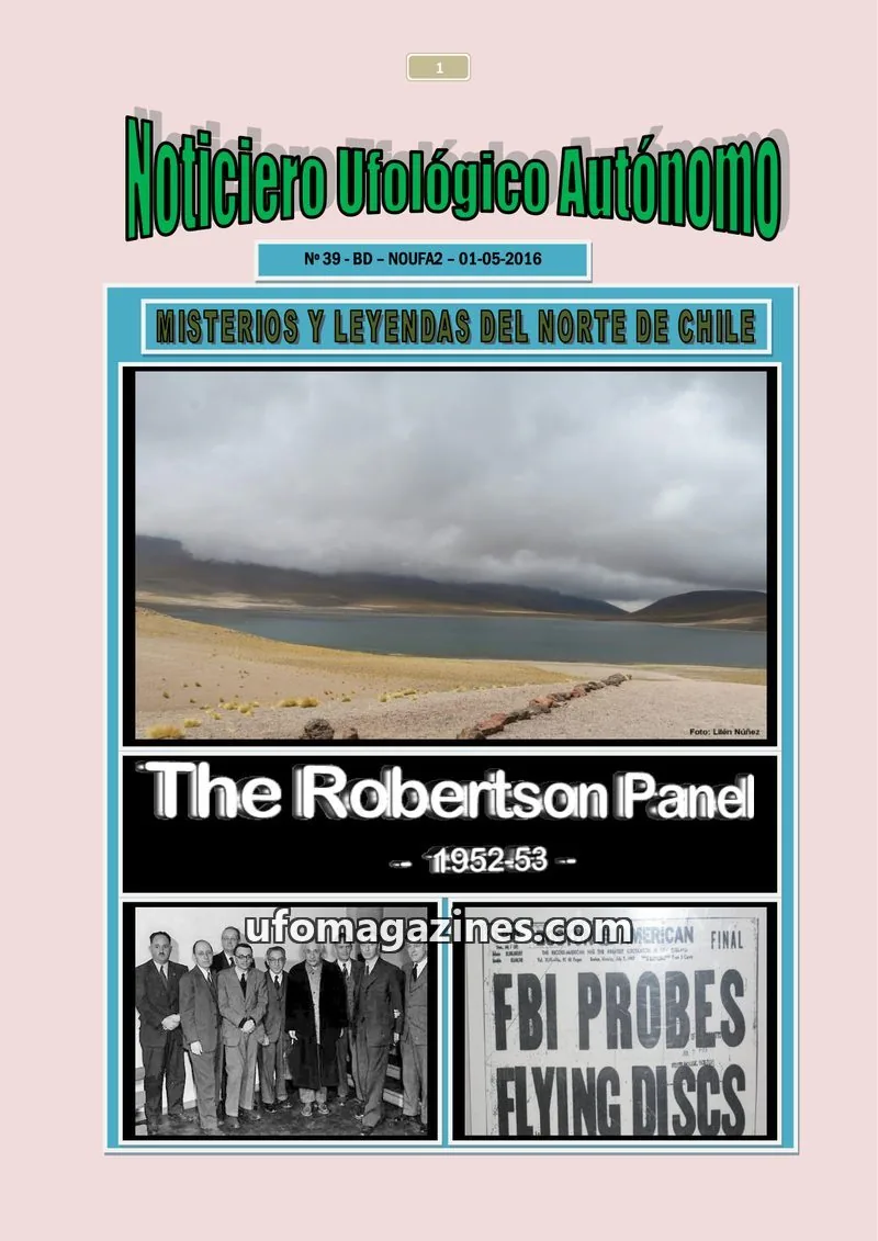 Cover of Noticiero Ufologico Autonomo (Galvez) issue 39 - BD - NOUFA2: Noticiero Ufológico Autónomo