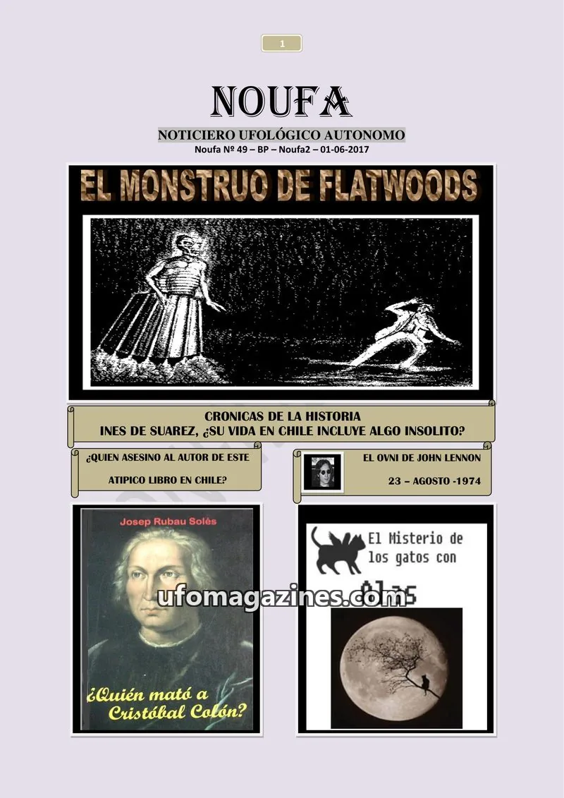 Cover of NOUFA issue 49: NOUFA
