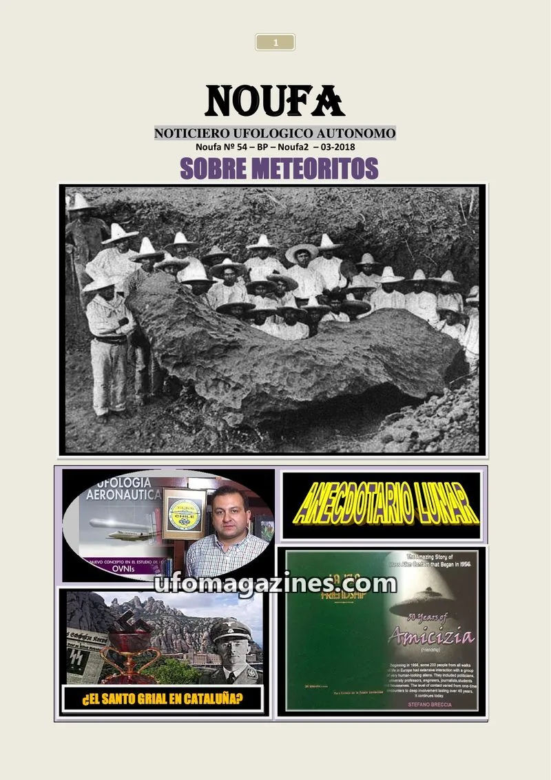 Cover of NOUFA issue 54: NOUFA
