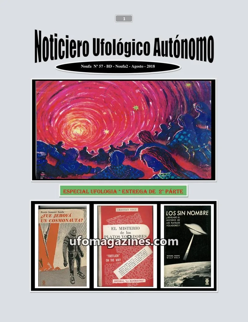 Cover of NOUFA issue Nº 57: Noticiero Ufológico Autónomo