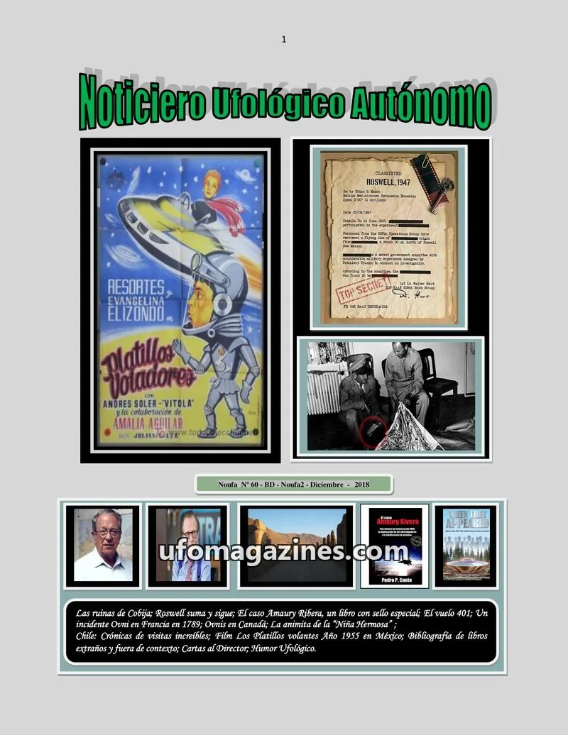 Cover of NOUFA issue N° 60: Noticiero Utológico Autónomo