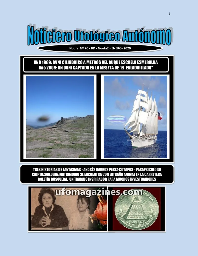 Cover of NOUFA issue 70: Noticiero Urológico Autónomo