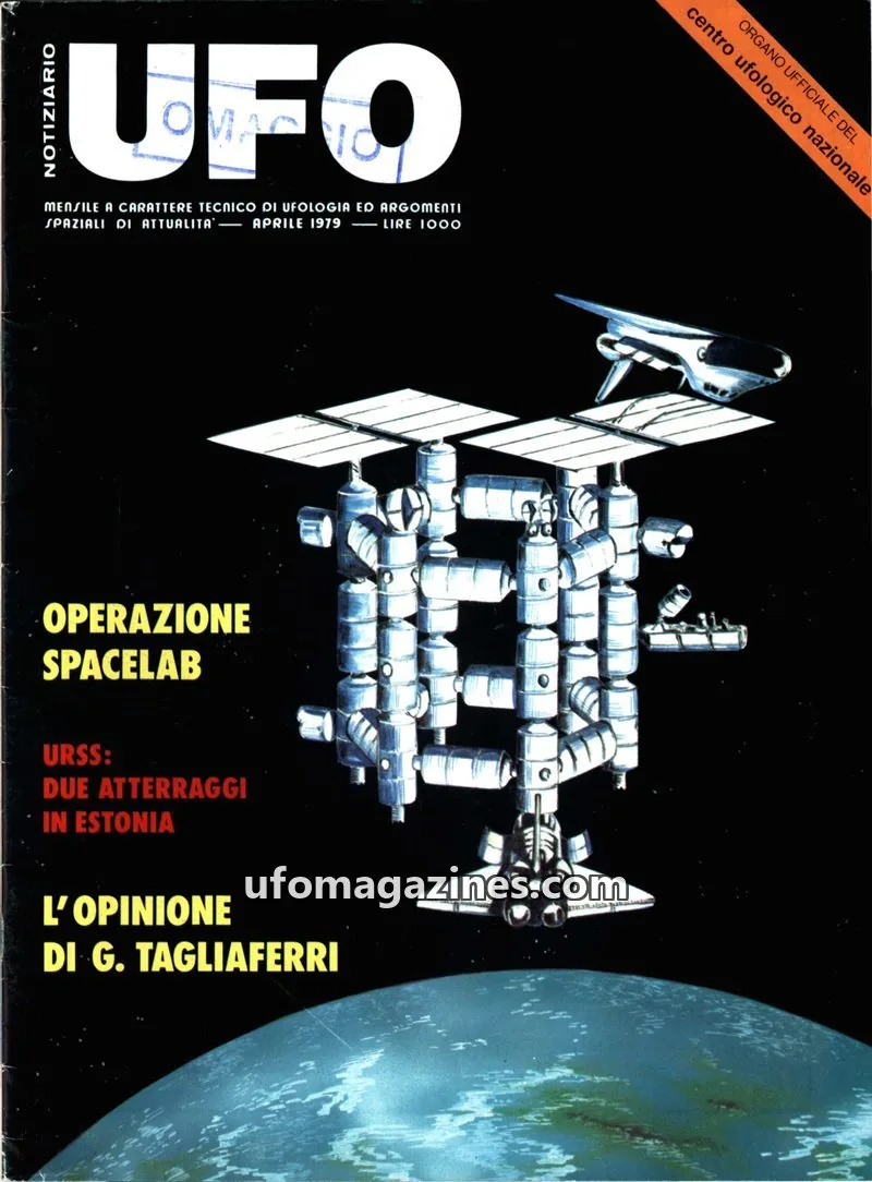 Cover of Notiziario UFO (CUN) issue 4: UFO NOTIZIARIO
