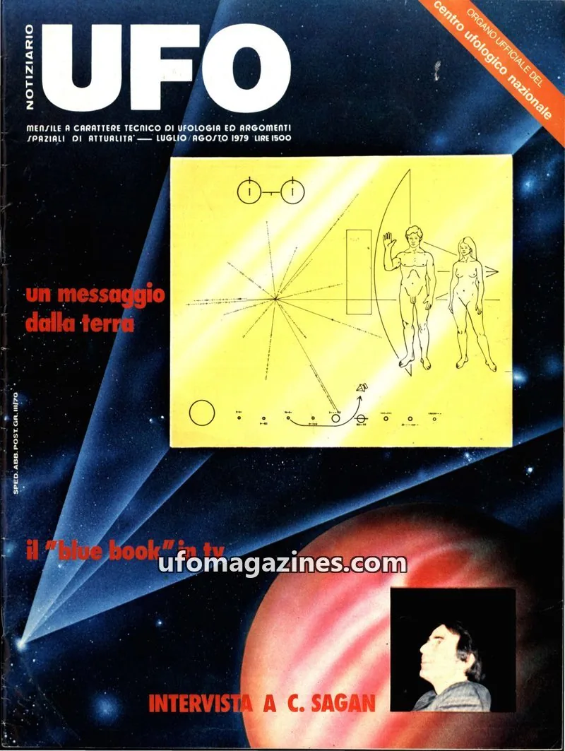 Cover of Notiziario UFO (CUN) issue 7-8: NOTIZIARIO UFO