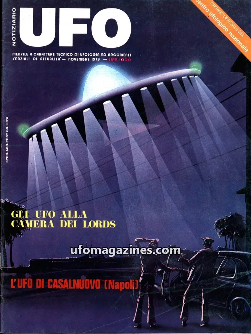 Cover of Notiziario UFO (CUN) issue 11: NOTIZIARIO UFO
