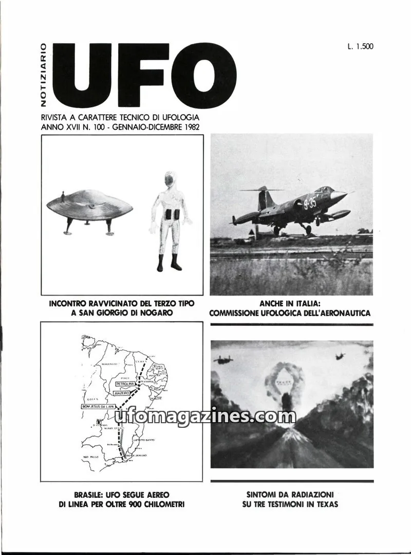 Cover of Notiziario UFO (CUN) issue 1983: Notiziario UFO