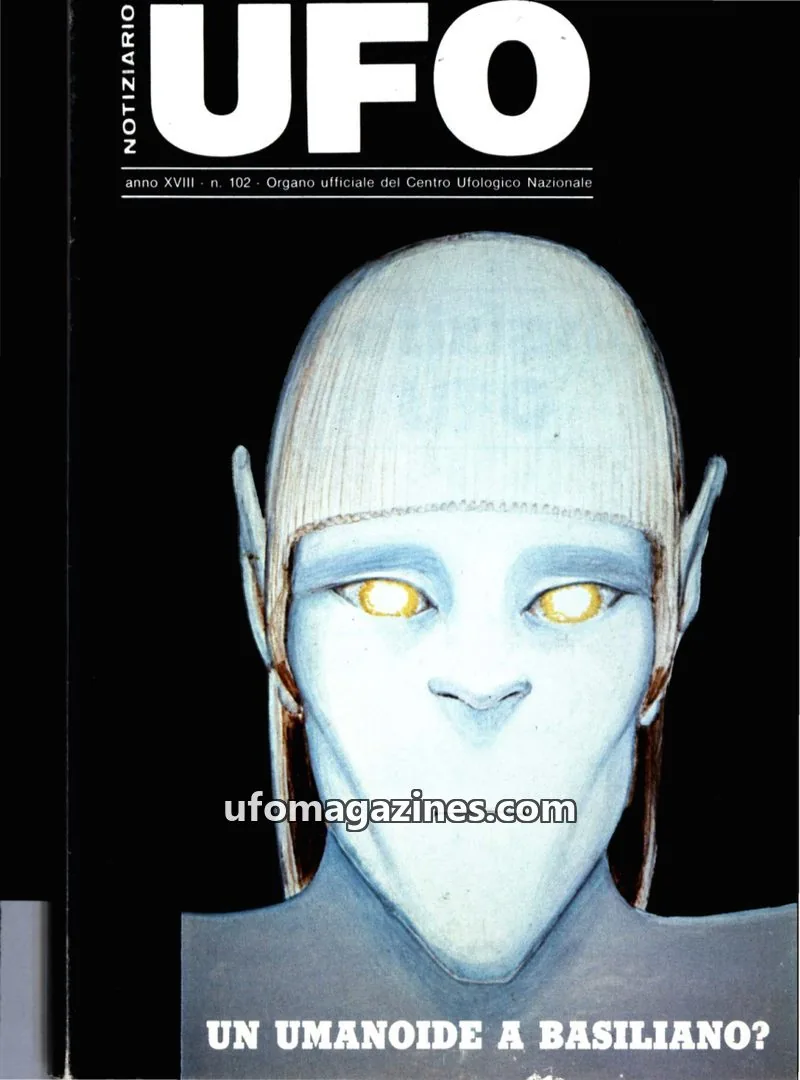 Cover of Notiziario UFO (CUN) issue 102: NOTIZIARIO UFO
