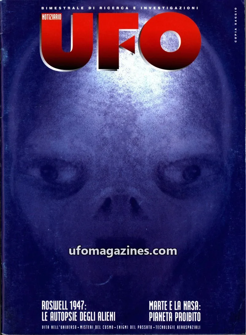 Cover of Notiziario UFO (CUN) issue 0: UFO