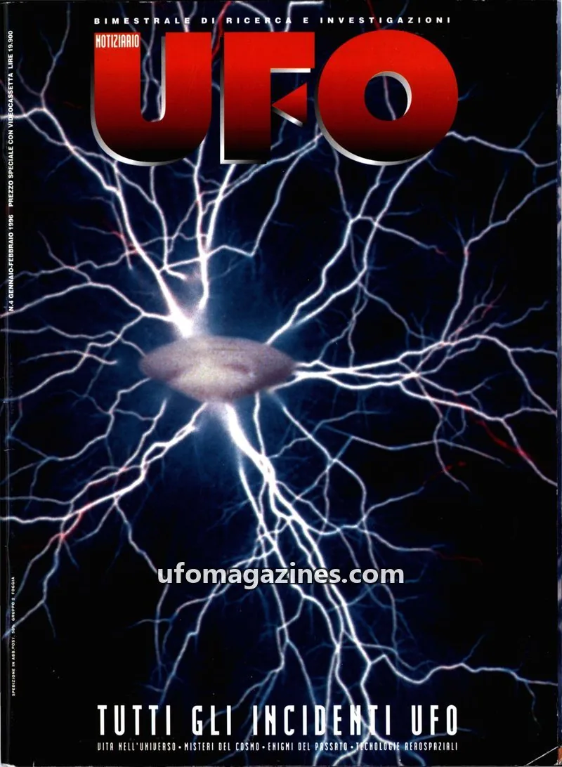 Cover of Notiziario UFO (CUN) issue 4: UFO NOTIZIARIO