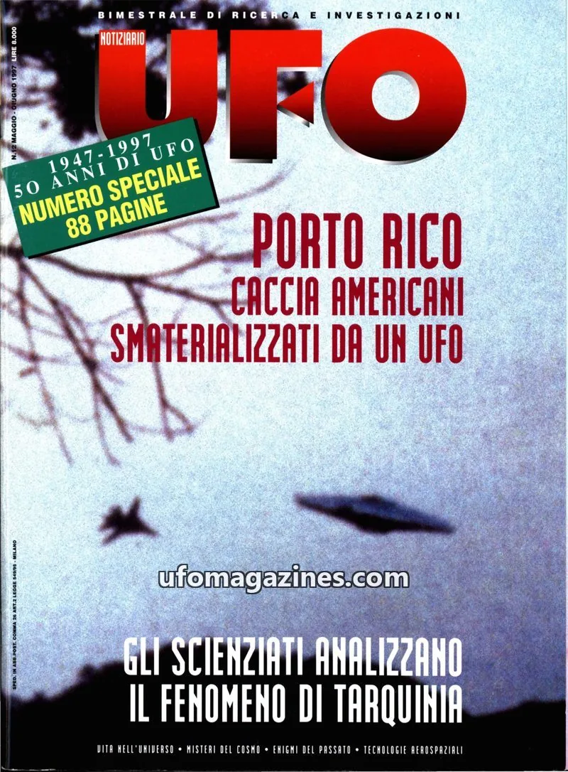 Cover of Notiziario UFO (CUN) issue Numero 12: UFO