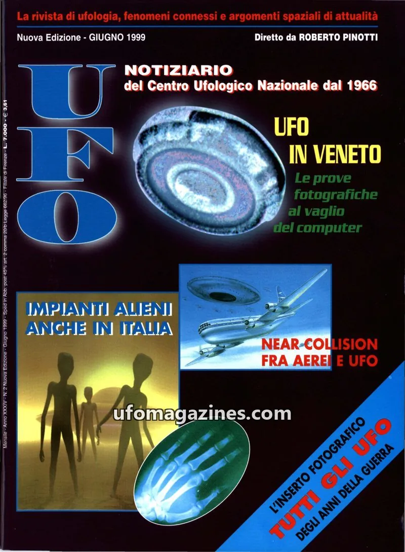 Cover of Notiziario UFO (CUN) issue N. 2 Nuova Edizione: UFO NOTIZIARIO