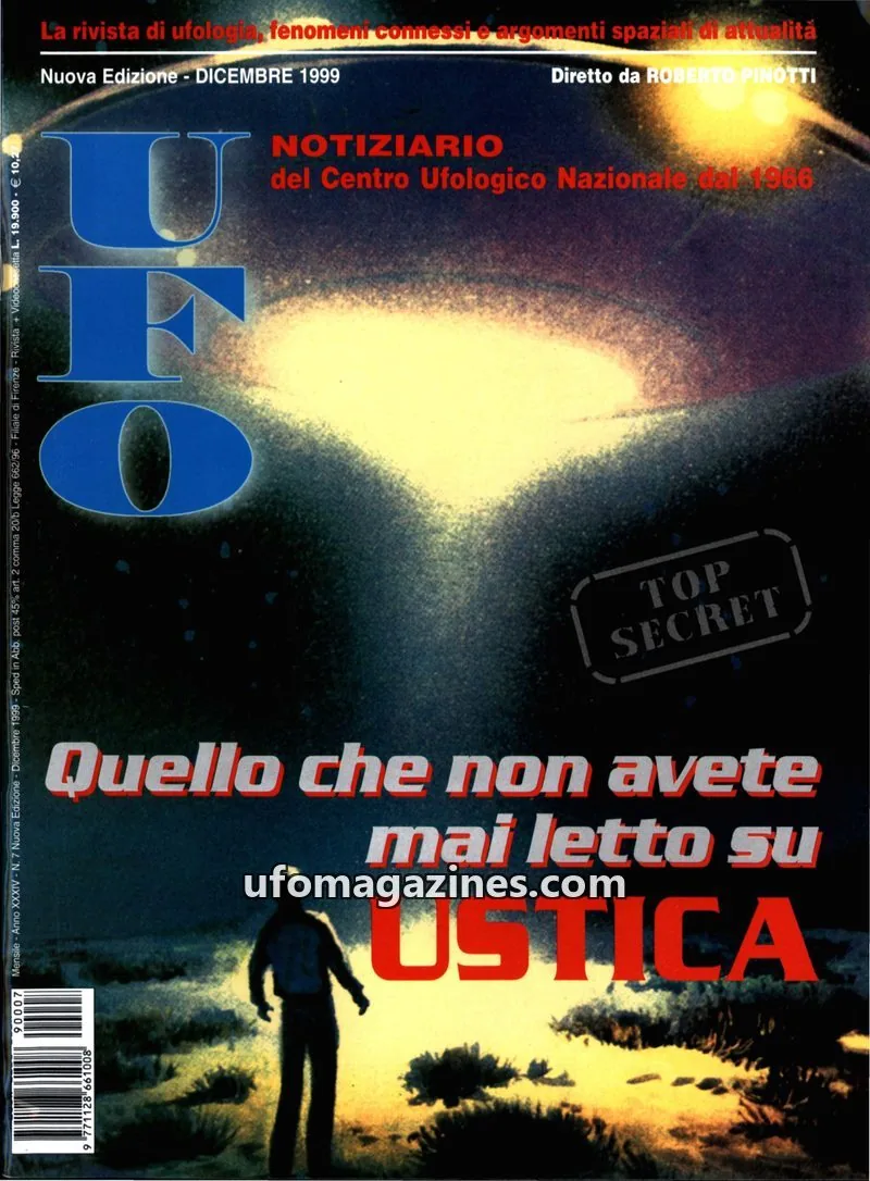 Cover of Notiziario UFO (CUN) issue N. 7 Nuova Edizione: UFO NOTIZIARIO