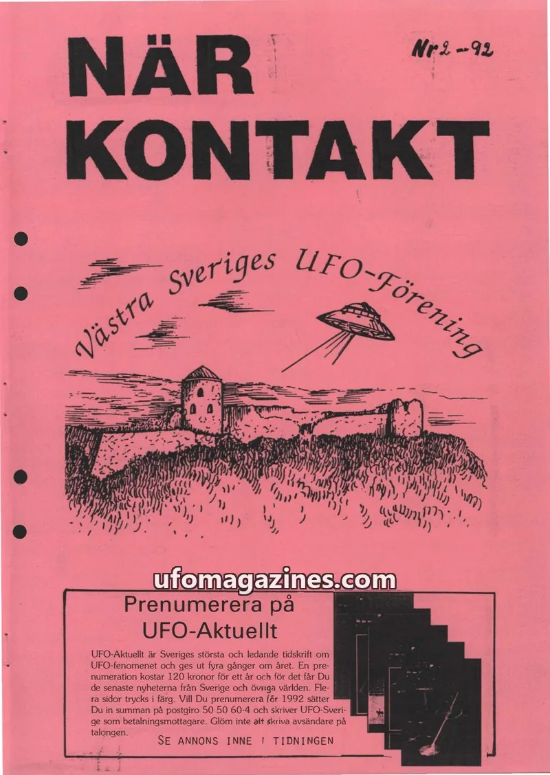 Cover of Nsrkontakt issue 2: NÄR KONTAKT